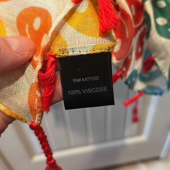 Cute smiley face rainbow lightweight poncho coverup one size boho hippie - Picture 9 of 16